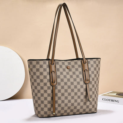 Dames schoudertas met geometrische print - Alejandra