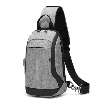 Sac à bandoulière imperméable et antivol de style urbain pour hommes - Matteo