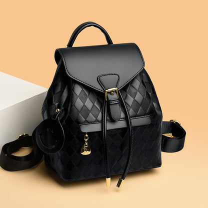 Sac à dos en cuir synthétique tressé bicolore - Clarys