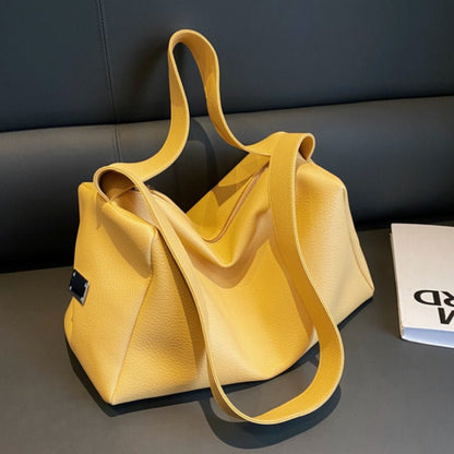 Dames casual schoudertas met grote capaciteit van kunstleer - Andrea