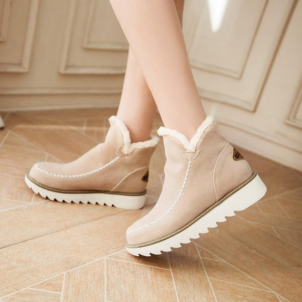 Damen Wasserdichte Gefütterte Stiefel