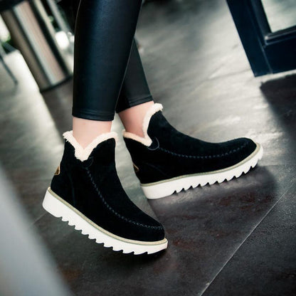Damen Wasserdichte Gefütterte Stiefel