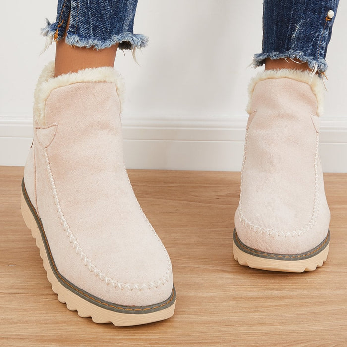 Damen Wasserdichte Gefütterte Stiefel