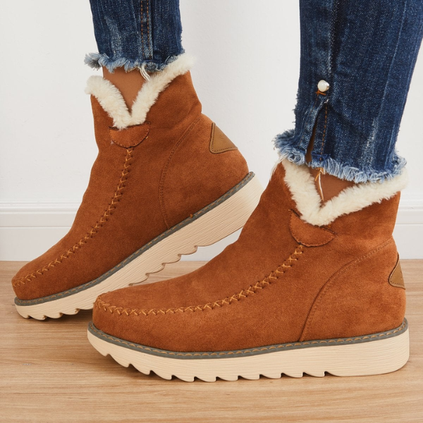 Damen Wasserdichte Gefütterte Stiefel