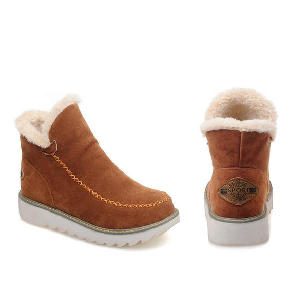 Damen Wasserdichte Gefütterte Stiefel