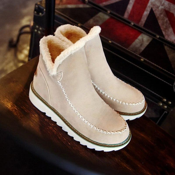 Damen Wasserdichte Gefütterte Stiefel