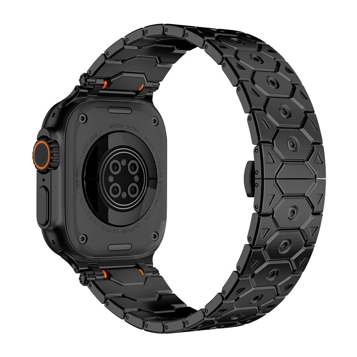 Imperiale roestvrijstalen Apple Watch-band