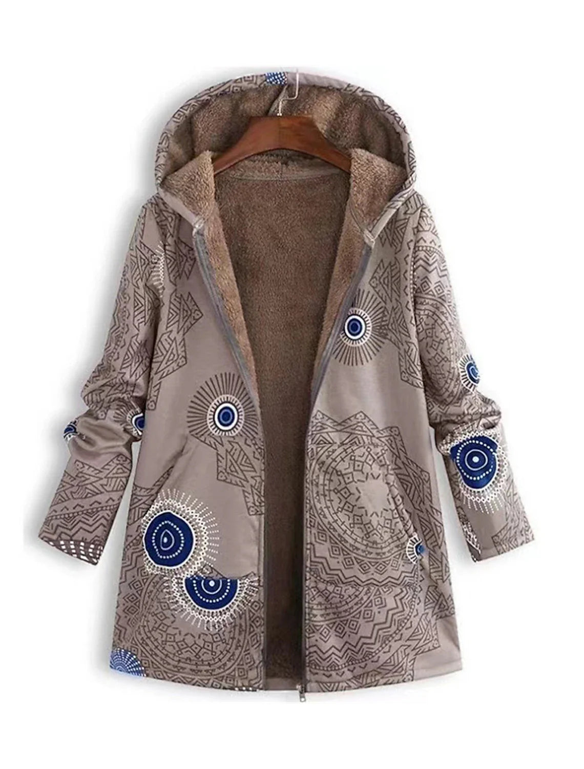Vera | Warmer und weicher Parka mit Taschen