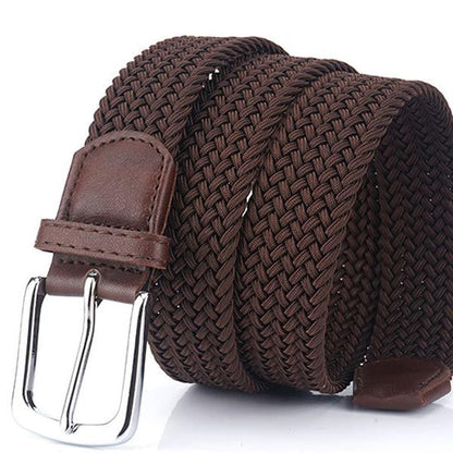 Heren 3,4 cm Gevlochten Elastische Riem