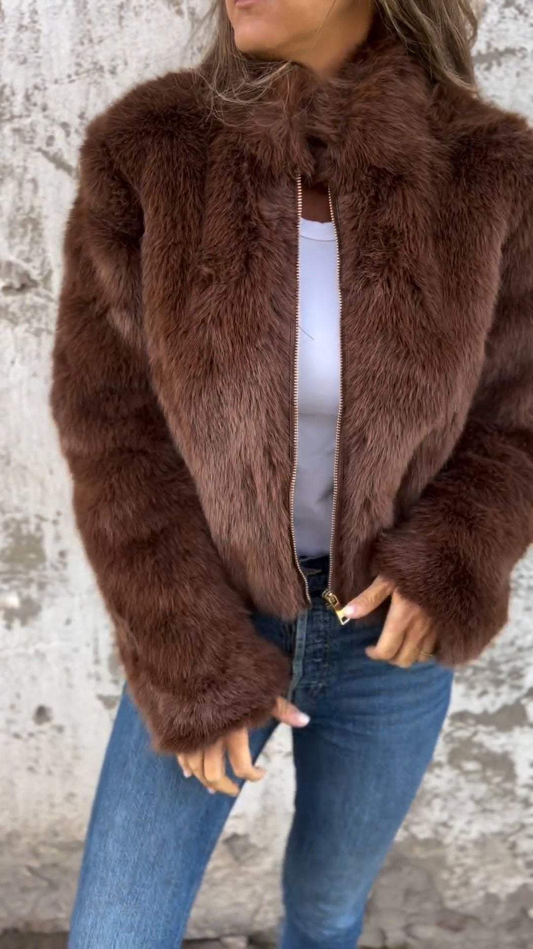 Mercy – Faux Fur Jacket