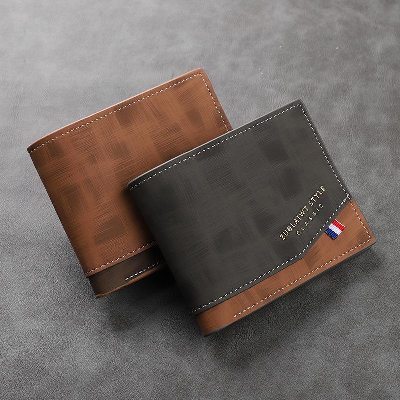 Herren Multi-Karten Reißverschluss Lederbrieftasche 89227195U