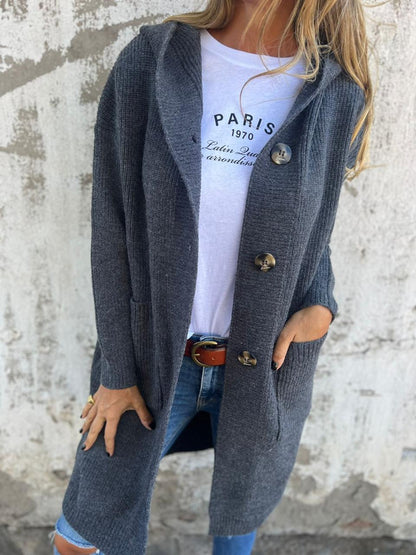 VERONICA™ – Schicker Langer Strick-Cardigan