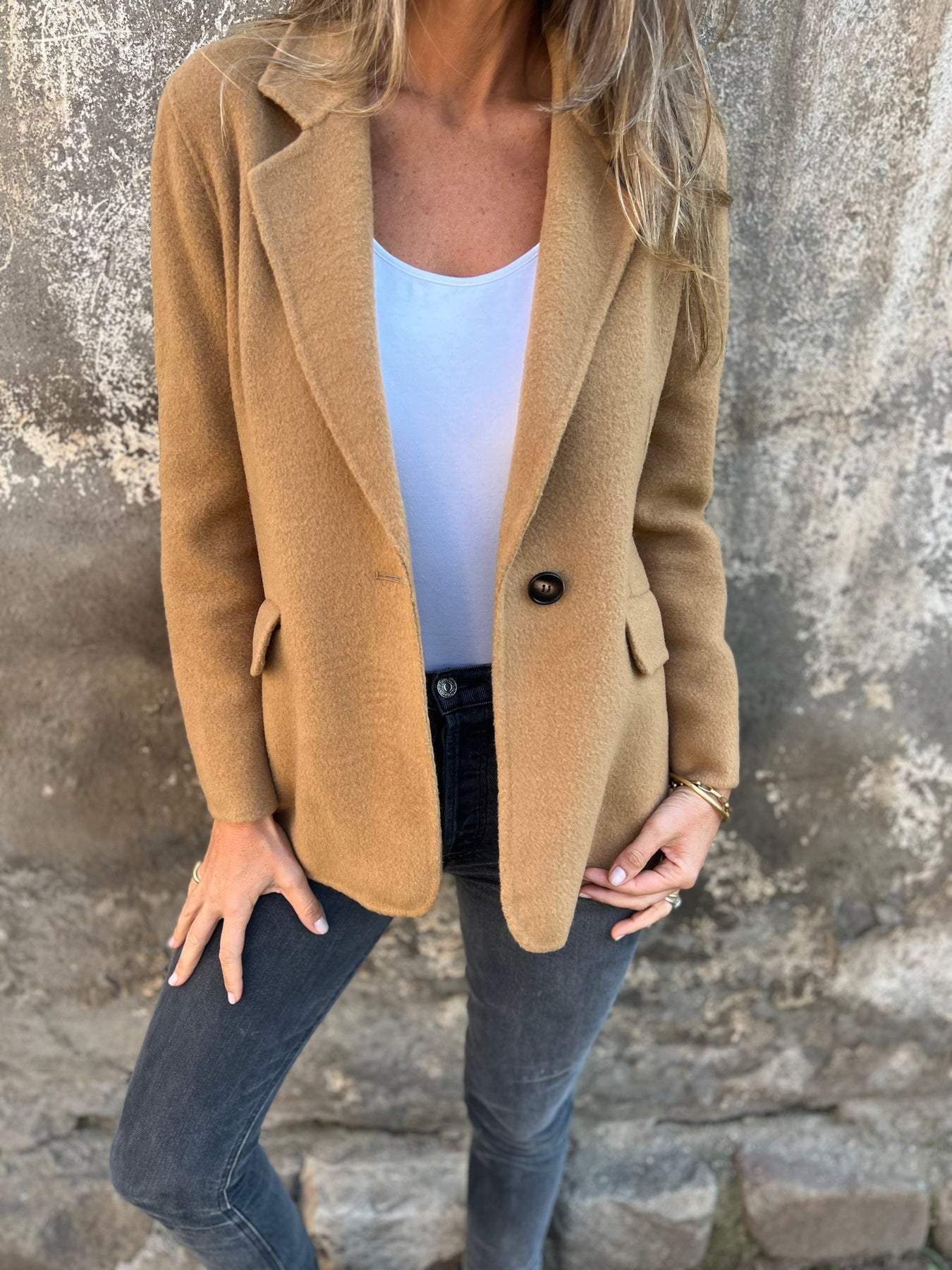 Vivienne - Moeiteloos chique losvallende blazer