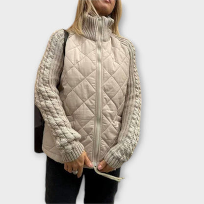 Mia | Elegant High Collar Jacket