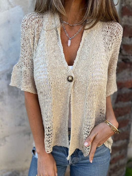 Ivonie™ | Elegant getextureerde top