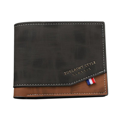 Herren Multi-Karten Reißverschluss Lederbrieftasche 89227195U