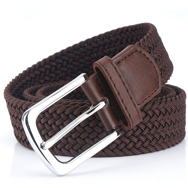 Heren 3,4 cm Gevlochten Elastische Riem