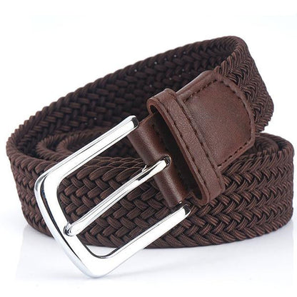 Heren 3,4 cm Gevlochten Elastische Riem