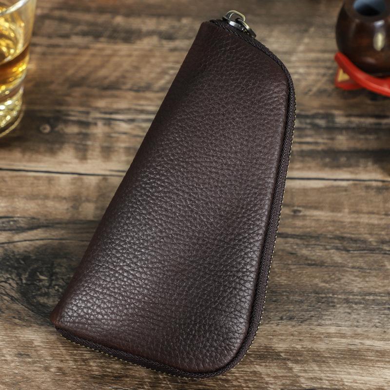 Herren Multifunktionale Tragbare Tabak Leder Aufbewahrungstasche 22771506K
