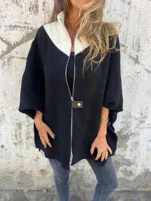 Corana - Stehkragenjacke mit halbem Reißverschluss