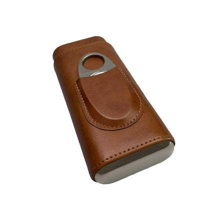 Herren Tragbare Zigarren Befeuchtung Leder Aufbewahrungstasche 68781620K
