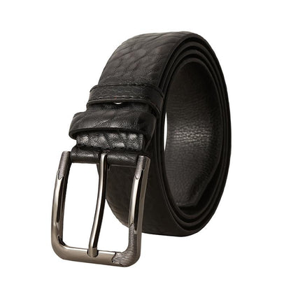 Herren Retro Lässiger Vielseitiger Hochwertiger Dornschließen-Ledergürtel 33729143K