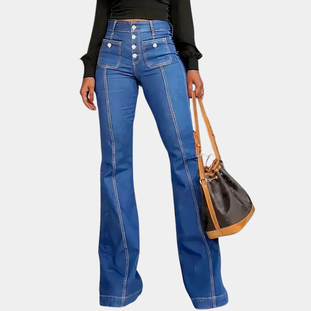 Abelone | High-Waist Wide-Leg Hose