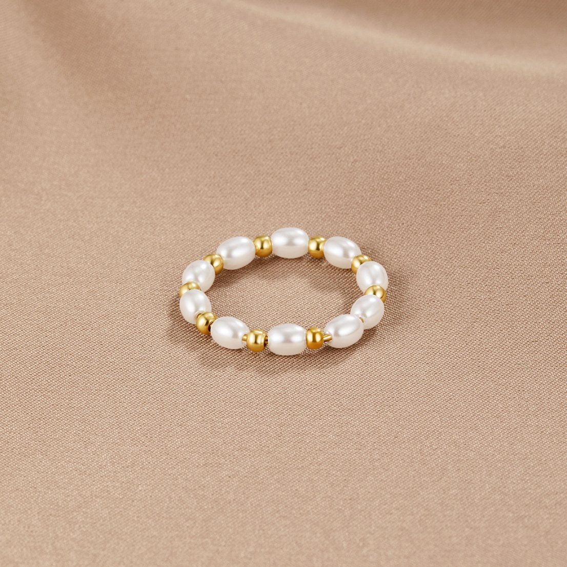 Ring met mini-parel Kai