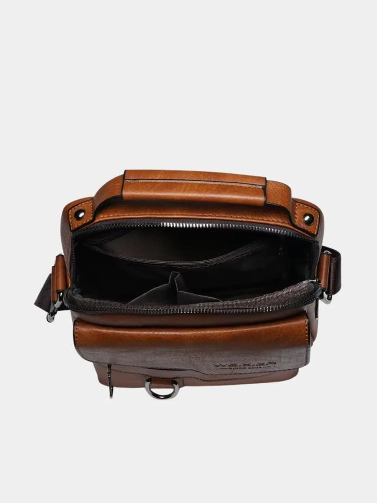Lederen Crossbodytas - Kruis & Kroon