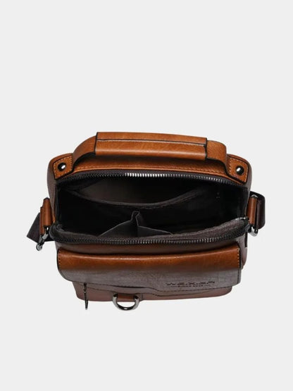 Lederen Crossbodytas - Kruis & Kroon