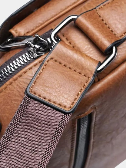 Lederen Crossbodytas - Kruis & Kroon