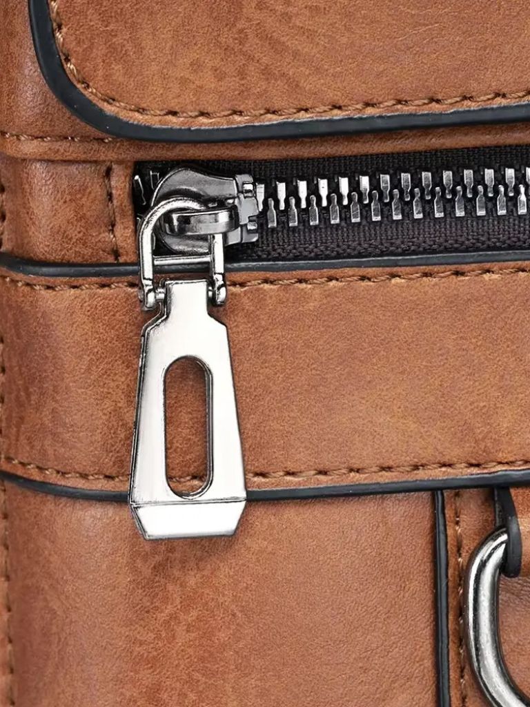 Lederen Crossbodytas - Kruis & Kroon