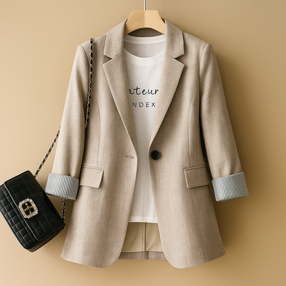 Rive™ | Lichtgewicht damesblazer met lange mouwen