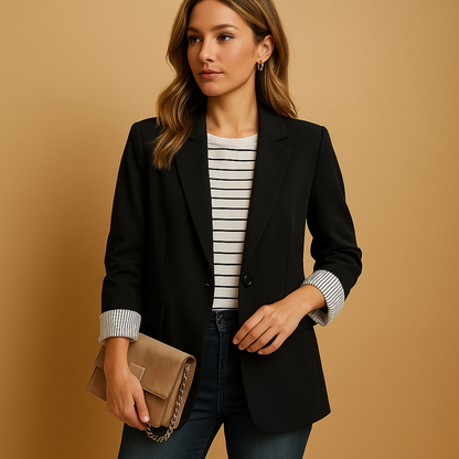 Rive™ | Lichtgewicht damesblazer met lange mouwen