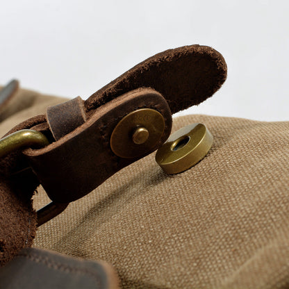 David - Mens Canvas Leather Duffle Bags