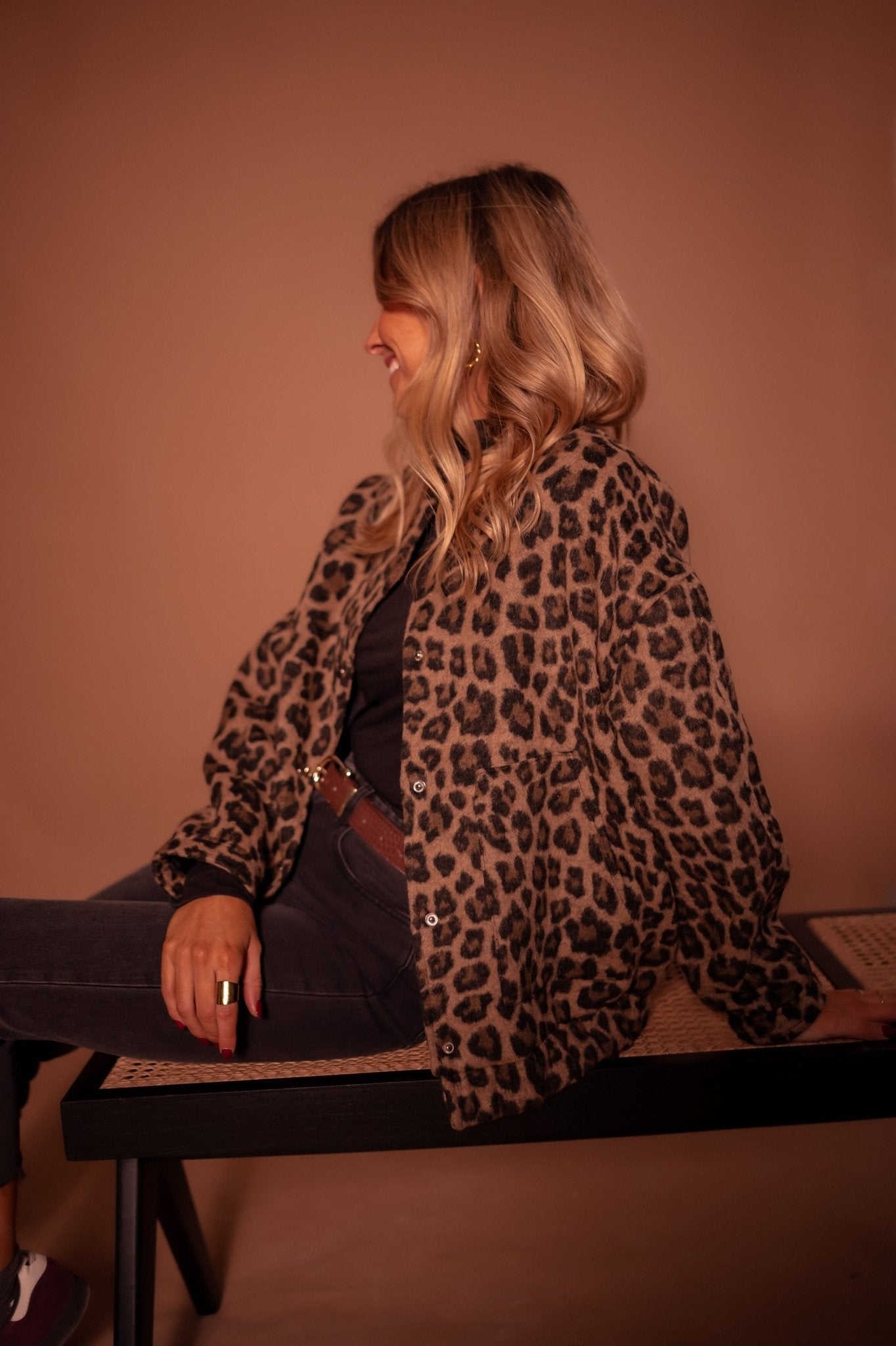 Elodie | Stilvolle Jacke mit Leopardenmuster