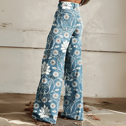 Mila™ | Vintage Wide-Leg Jeans