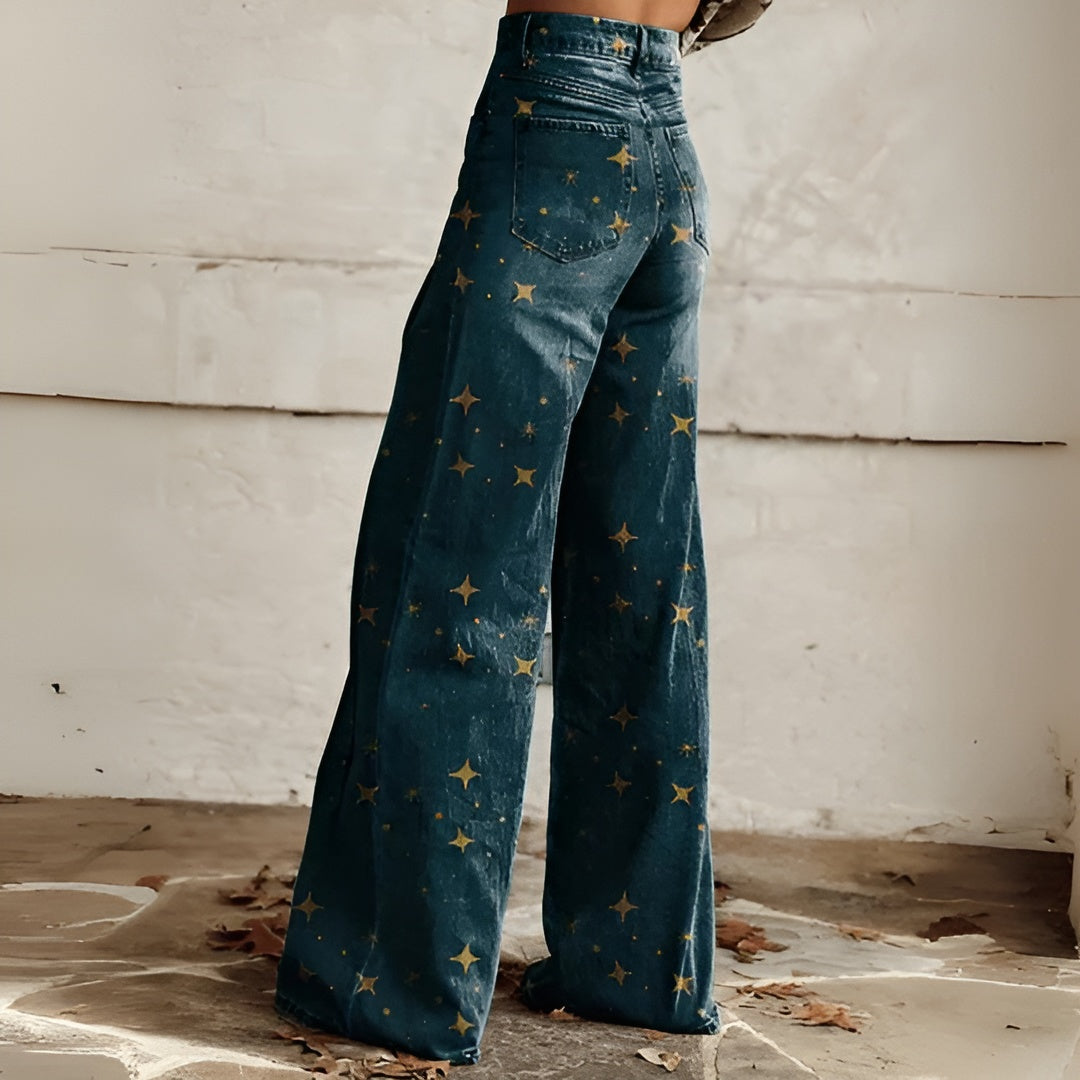 Mila™ | Vintage Wide-Leg Jeans