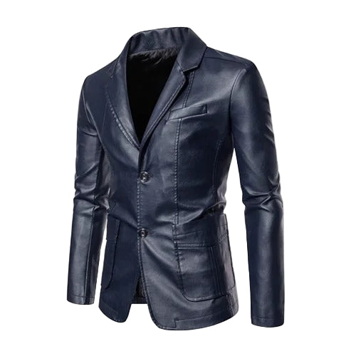Business-casual leren jas
