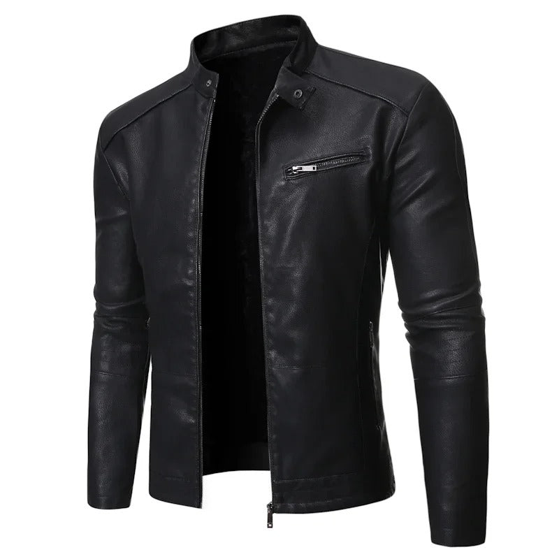 Elegante lederen jas