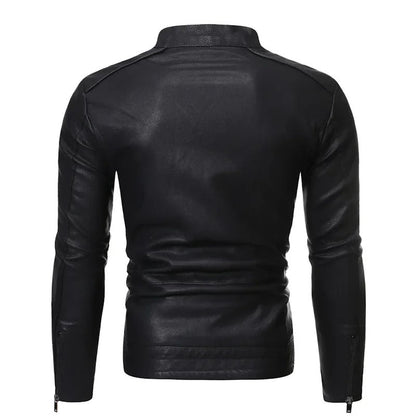 Elegante lederen jas