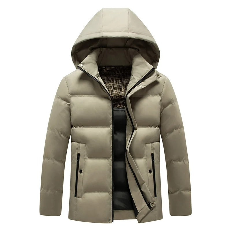 Elegante fleecejas met capuchon