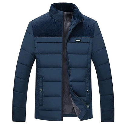 Elegante gewatteerde pufferjas