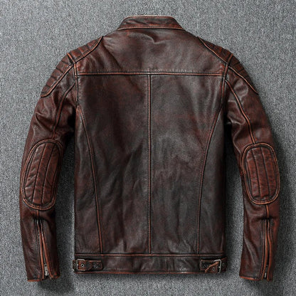Vintage-Lederjacke