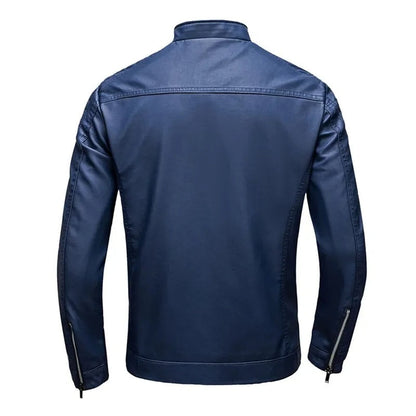 Lederjacke mit Kragen