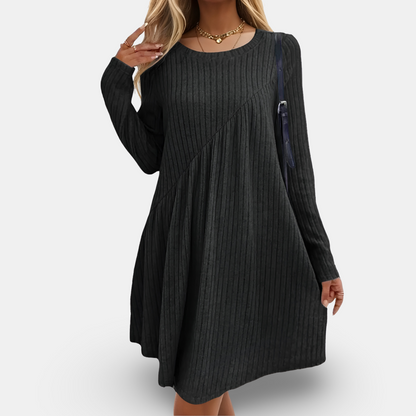 Clarita | Zachte & Comfortabele Jurk met Lange Mouwen