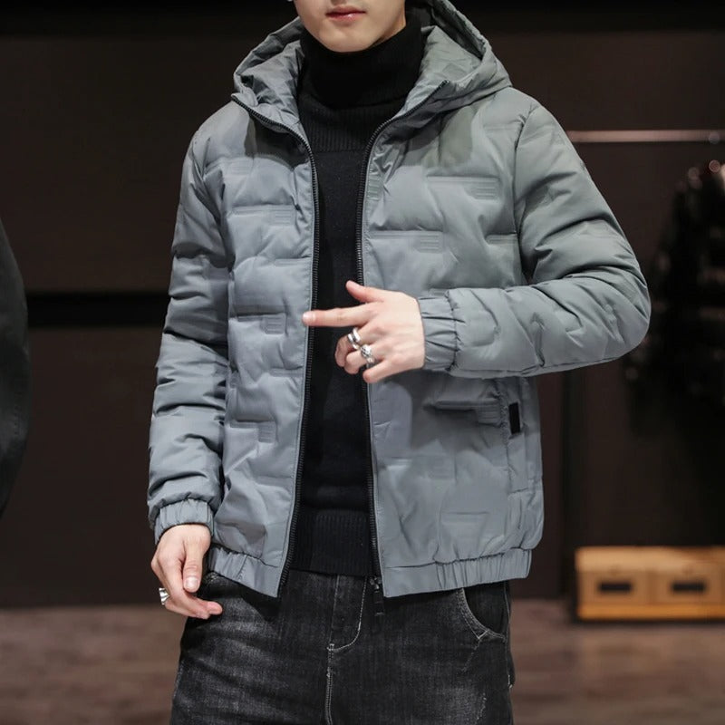 Elegante Herren-Pufferjacke