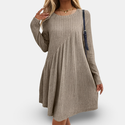 Clarita | Zachte & Comfortabele Jurk met Lange Mouwen