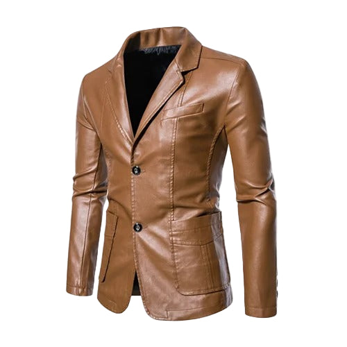 Business-casual leren jas