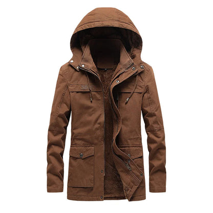 Casual katoenen winterjack